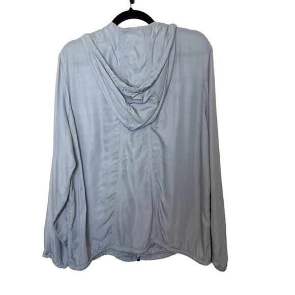 Athleta Luminous Anorak Long Sleeve Front Zip Hoodie Jacket Gray Size XL - Picture 6 of 10